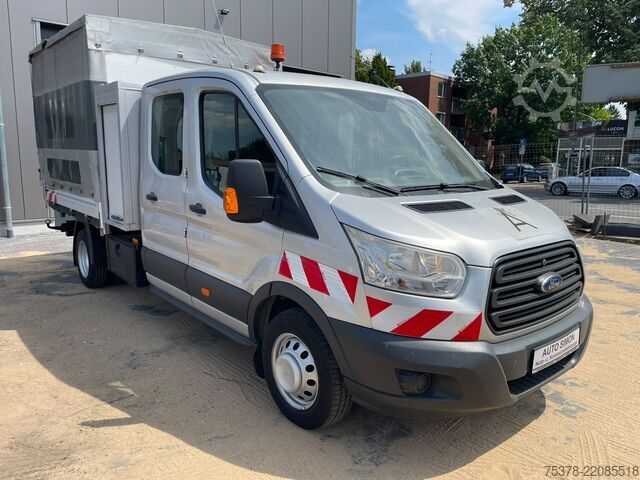 βαν με διπλή καμπίνα Ford Transit Kipper aus 1.Hand+Klima+AHK+EU5