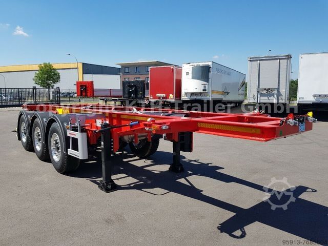 Swap body semitrailer KÄSSBOHRER SHF-T Tank Container Chassis Starr 20 '' light