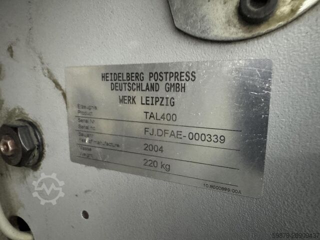 Heidelberg marcadora TAL 400 (2004) Heidelberg TAL 400