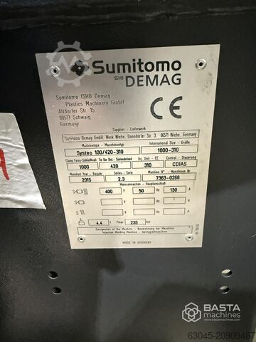 Demag Systec 100/420-310 (2015) Demag Systec 100/420-310