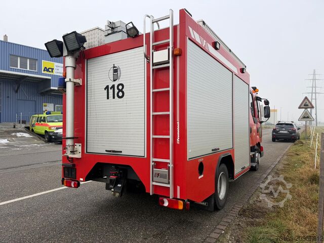 Vrachtwagen met bakwagen Renault Midlum 220.10