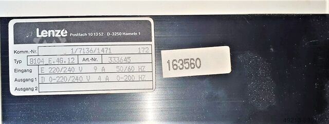 Motor eléctrico LENZE 8100 und 8600