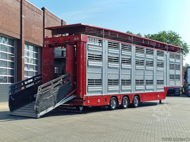 Transporte de ganado Finkl SAV35 - 3/3 deck livestock - Ventilation - Lift...