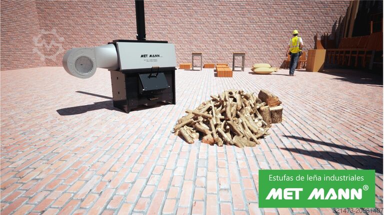 Varmeblæser til piller og biomasse MetMann / OXI / Lanox MB300_250OXI