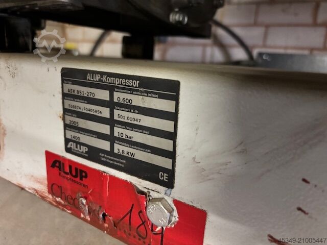 Compresor cu doi pistoane ALUP AEK 851-270