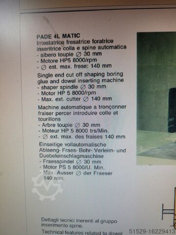 Sleufboormachine Pade 3L MATIC