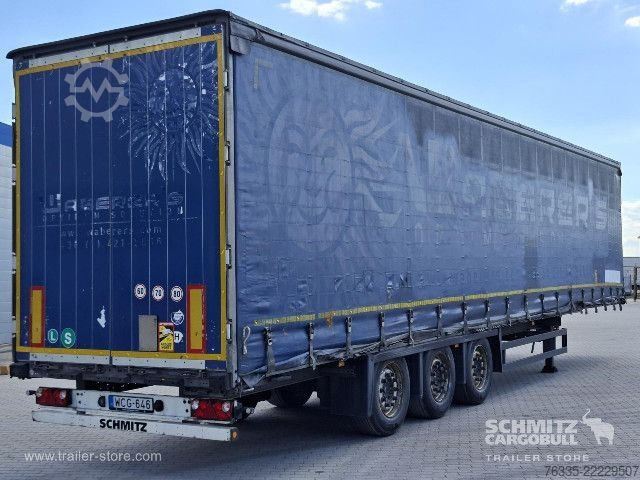 Nyitott ponyvás félpótkocsi Schmitz Cargobull Curtainsider Mega
