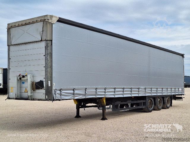Open semitrailer with tarp Schmitz Cargobull Curtainsider Mega
