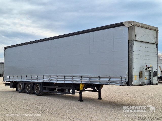 Open semitrailer with tarp Schmitz Cargobull Curtainsider Mega