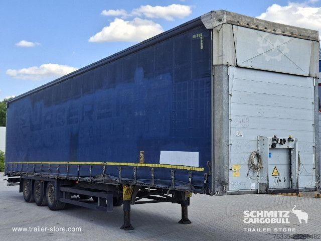 Open semitrailer with tarp Schmitz Cargobull Curtainsider Mega