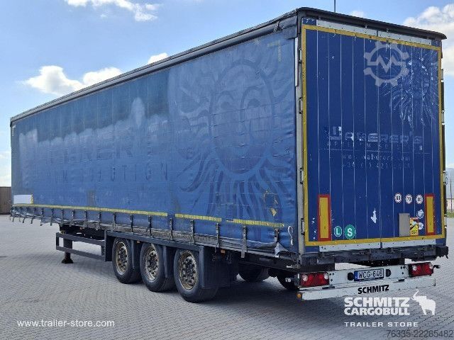 Open semitrailer with tarp Schmitz Cargobull Curtainsider Mega