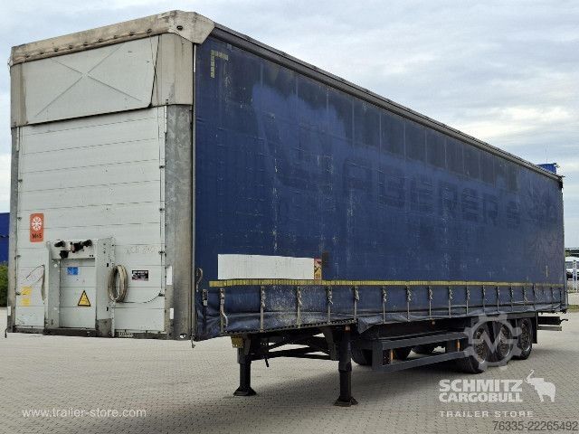 Open semitrailer with tarp Schmitz Cargobull Curtainsider Mega