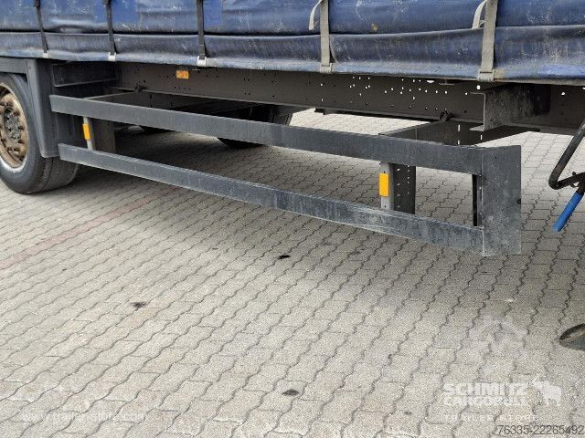 Open semitrailer with tarp Schmitz Cargobull Curtainsider Mega