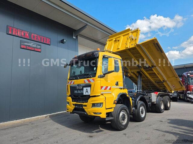 Tresidig tippbil MAN TGS 35.470 BB / 8X6 / Meiller Bordmatik
