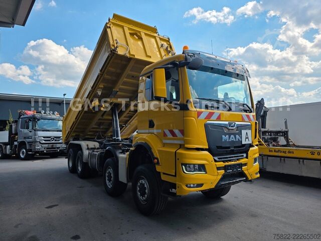 Tresidig tippbil MAN TGS 35.470 BB / 8X6 / Meiller Bordmatik