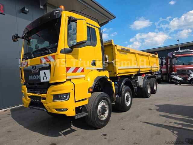 Tresidig tippbil MAN TGS 35.470 BB / 8X6 / Meiller Bordmatik