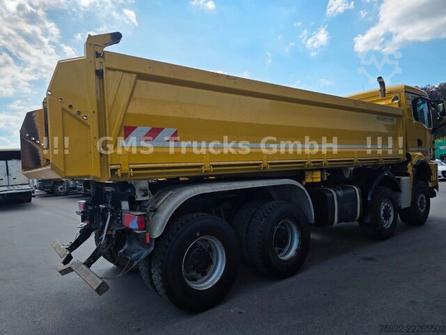 Tresidig tippbil MAN TGS 35.470 BB / 8X6 / Meiller Bordmatik
