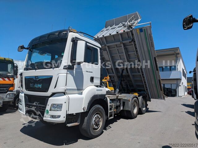 Tippbil MAN TGS 33.500 / 6X6 / Manual / Meiller BORDMATIK