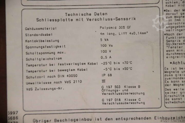 Slagplaat GU K-14970-00-0-1