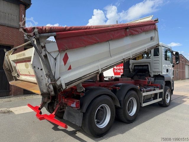 Třístranný sklápěč MAN 26.480 6x4BB Meiller Schalt Klima AHK Hydraulik