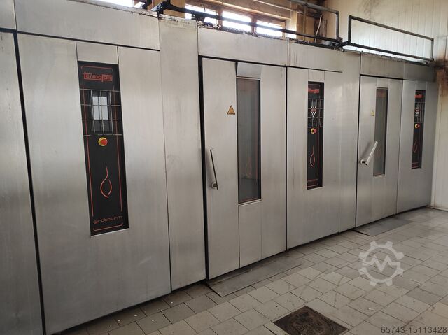 Kocsi, forgókemencés sütő 60x100, 60x80 Termopan TPS