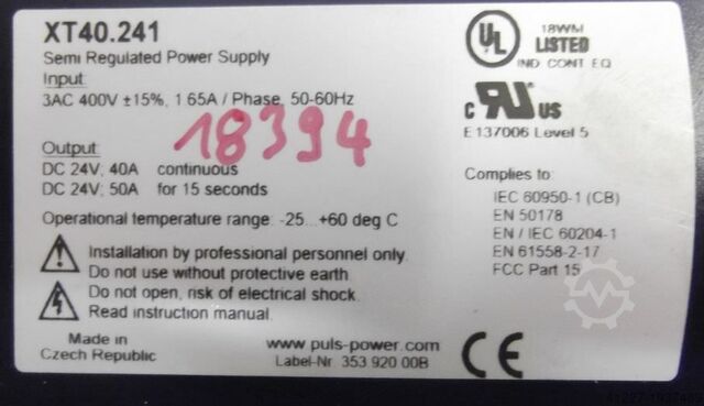 Voeding Puls Dimension XT40.241