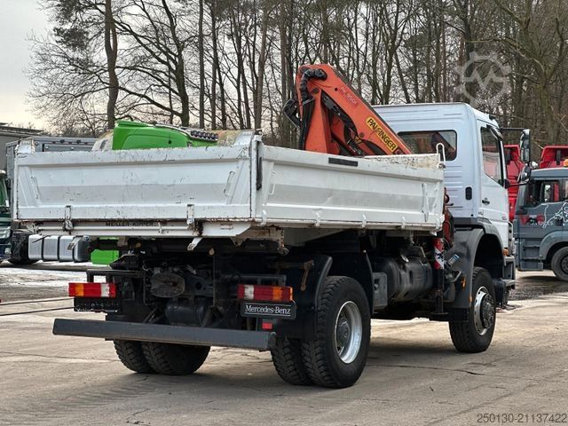Driezijdige kipper MERCEDES-BENZ Axor 1824 4x4 EU5 DSK, Palfinger PK9501 LK 6m³