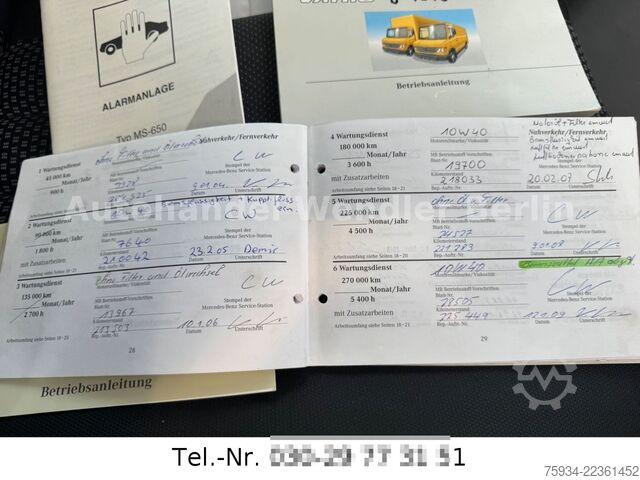 Microbuz MERCEDES-BENZ Vario 814D Diff Klima Standh120km/h  restauriert