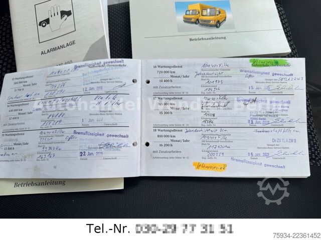 Microbuz MERCEDES-BENZ Vario 814D Diff Klima Standh120km/h  restauriert