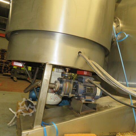 120 liter 4 pk roestvrijstalen 3C vacuüm dissolver-menger met dubbele mantel 3C FRANCE vacuum dissolver mixer
