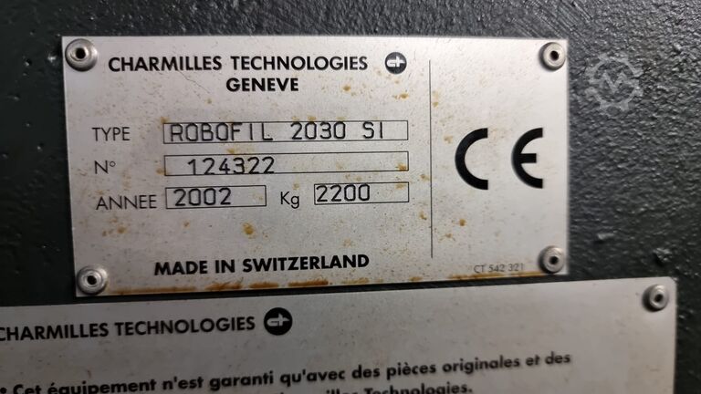 Draad eroderende machine CHARMILLES Robofil 2030 SI
