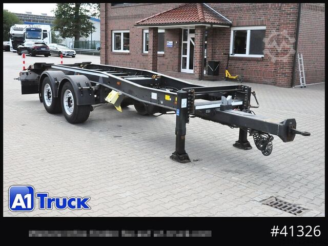 Abrollanhänger HUEFFERMANN HTSA 18,77, Tandem Abrollanhänger,