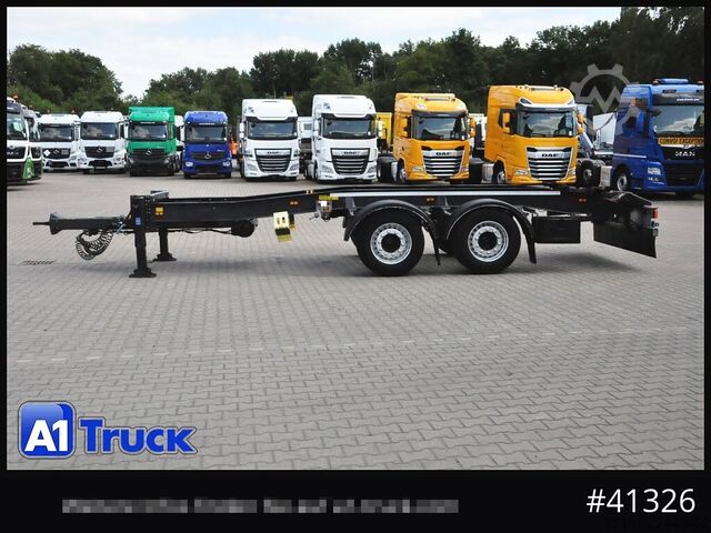 Abrollanhänger HUEFFERMANN HTSA 18,77, Tandem Abrollanhänger,