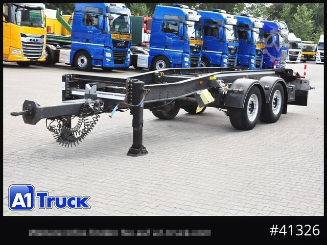 Abrollanhänger HUEFFERMANN HTSA 18,77, Tandem Abrollanhänger,