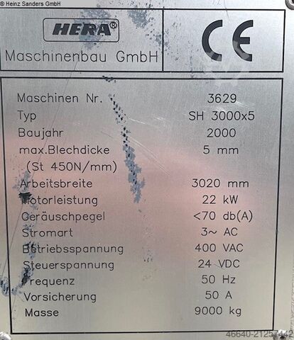 Folding Machine HERA SH 3000 x 5