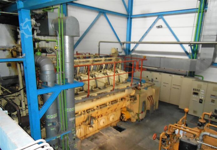 Central eléctrica com gerador BHKW MARBACH