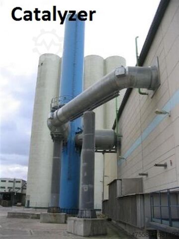 Central eléctrica com gerador BHKW MARBACH