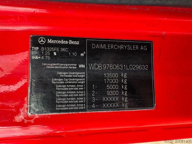 Πυροσβεστικό όχημα Mercedes-Benz ATEGO 1325 **FIRETRUCK-2000LTR TANK