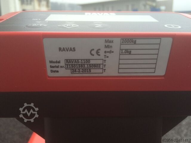 Hand Pallet Truck Ravas Ravas - 1100 mit Waage