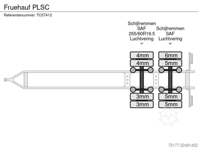 Presenninger, der kan skubbes Fruehauf PLSC