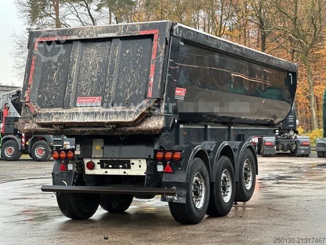 Kippers oplegger LANGENDORF SKS-HS 24/30 Kippmulde 25m³ / Stahl/ Liftachse/