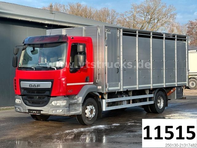 Kreaturvogn DAF LF 280 4x2 BL 1.Stock Viehwagen ACC LDW CAM