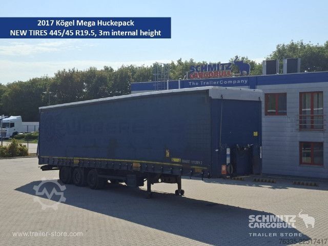 Semiremorcă deschisă cu prelată Kögel Curtainsider Mega