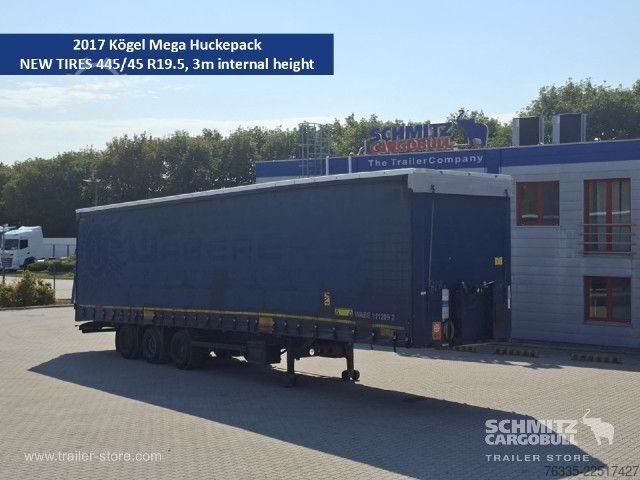 Otvorena poluprikolica sa ceradom Kögel Curtainsider Mega