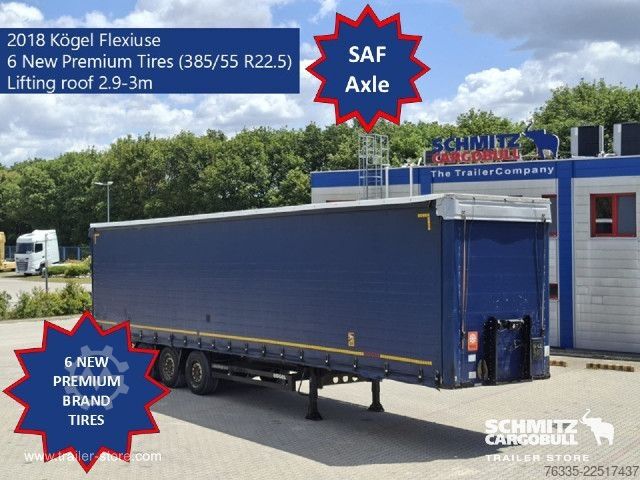Otvorena poluprikolica sa ceradom Kögel Curtainsider Mega