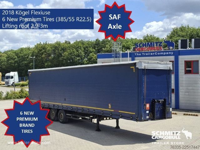 Otvorena poluprikolica sa ceradom Kögel Curtainsider Mega