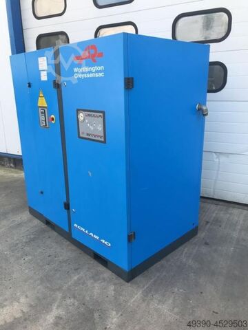 Schroefcompressor, luchtcompressor, persluchtgenerator WORTHINGTON - CREYSSENSAC Rollair 40 -- RLR 40BM6
