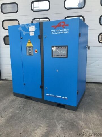 Schroefcompressor, luchtcompressor, persluchtgenerator WORTHINGTON - CREYSSENSAC Rollair 40 -- RLR 40BM6