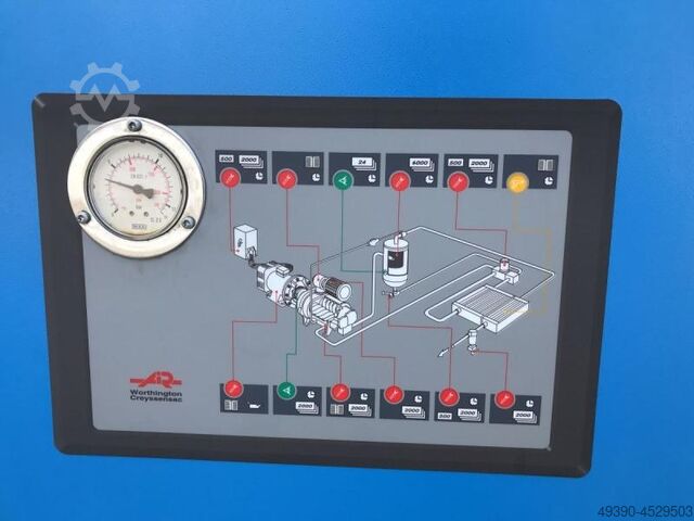 Schroefcompressor, luchtcompressor, persluchtgenerator WORTHINGTON - CREYSSENSAC Rollair 40 -- RLR 40BM6