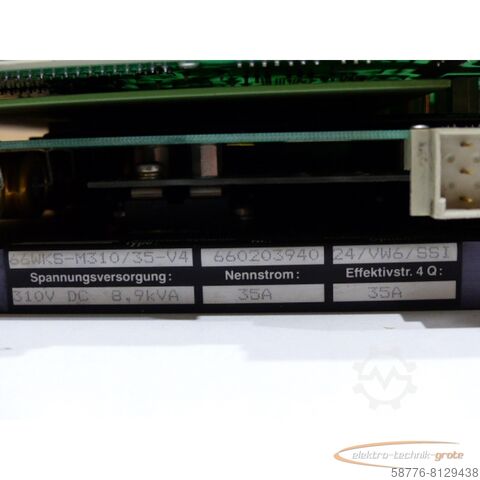 Component Seidel 66WKS-M310/35-V4 - 66WKS-M310 / 35-V4 Servoverstärker 8,9 kVA